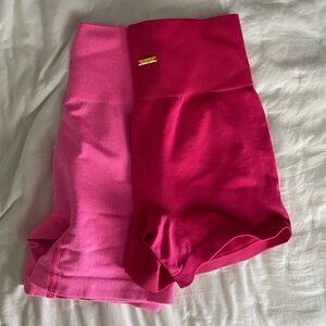 pink biker shorts - 2